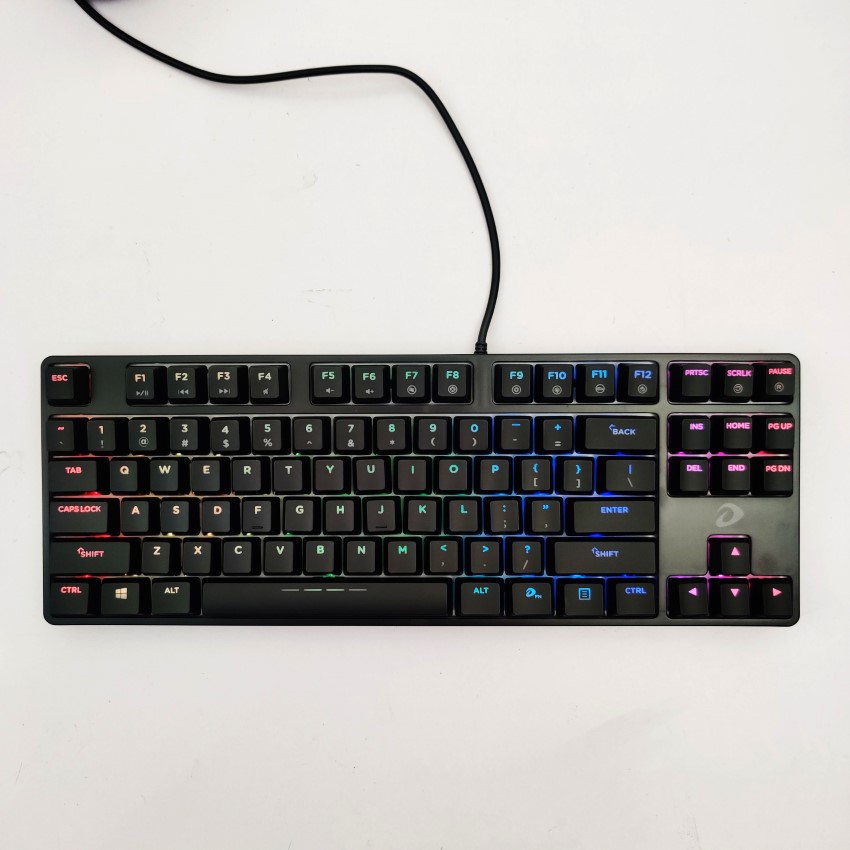 Bàn Phím cơ Dareu EK880 (Brown Switch/màu đen) có thiết kế TKL gọn gàng